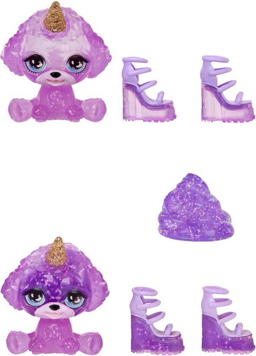 Rainbow High Klassieke Modepop - 28 cm - Violet (paars) - Met slijmset en diertje — afbeelding 9