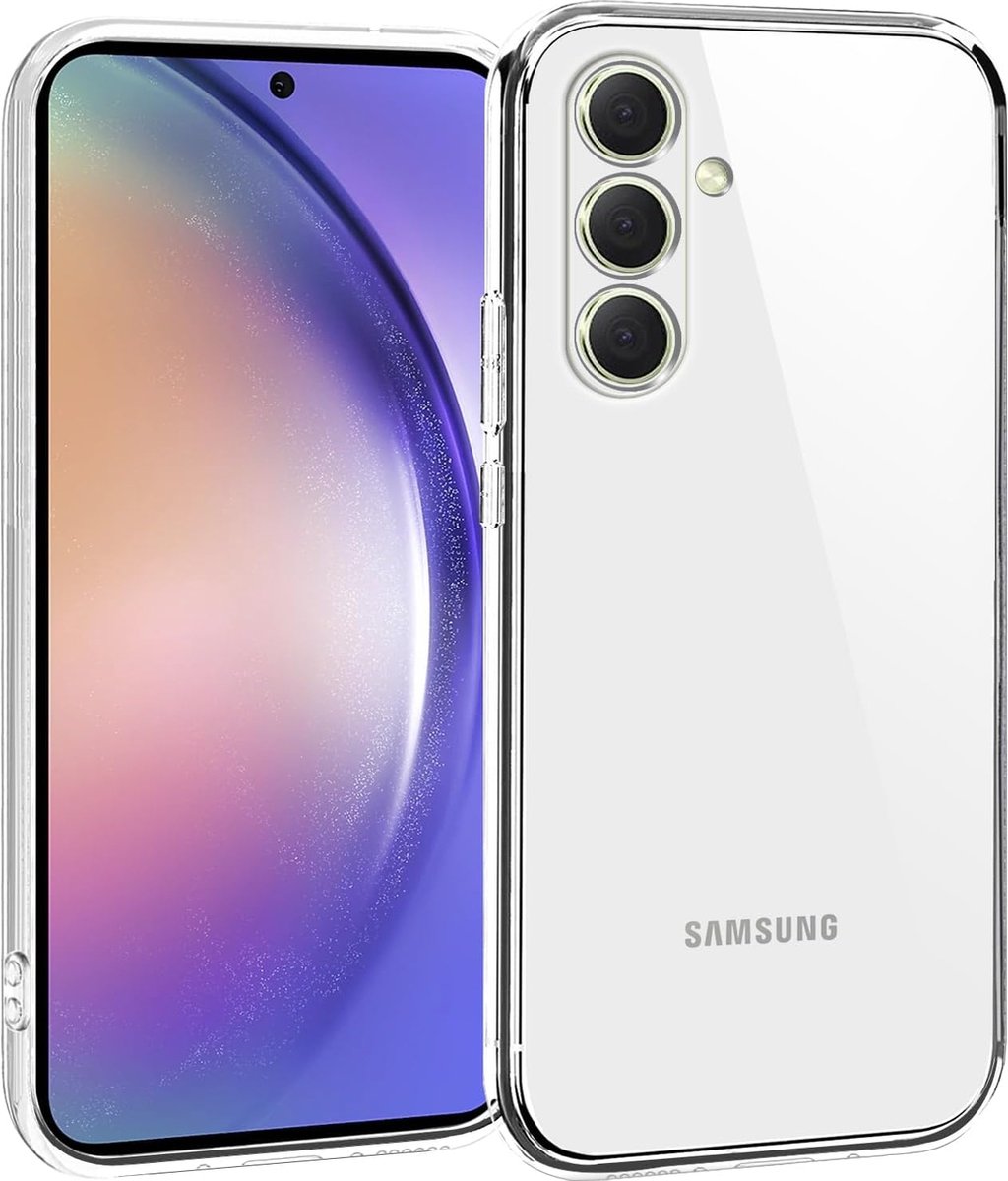 Hoesje geschikt voor Samsung A15 Transparant - Doorzichtig Case Geschikt voor Samsung A15 - Case geschikt voor Samsung A15 Hoesje Transparant - Extra verhoogd camera bescherming