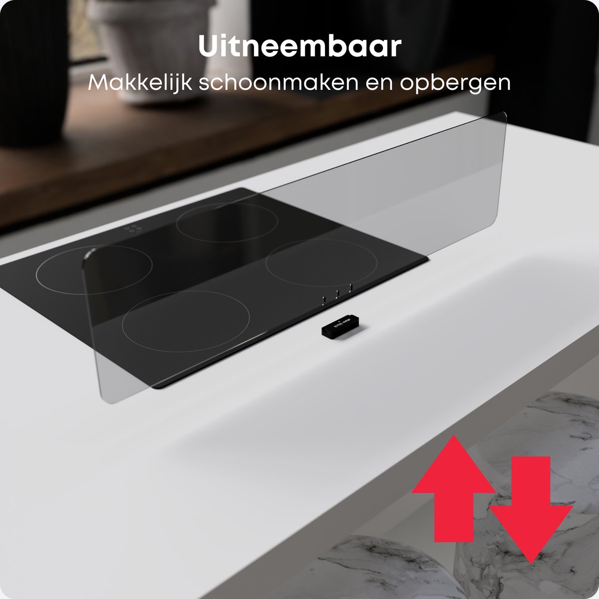 Splatter Guard Splash Back, Opvouwbaar Roestvrij Staal Keuken Anti Shield Screen Voor Koekenpan Wandkookplaat Vet 40 80 40 Cm 662657843