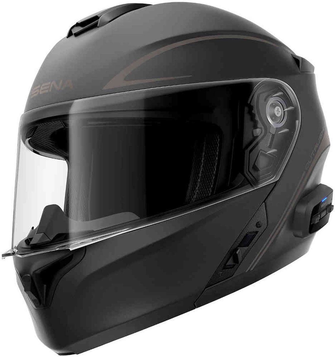 Sena Helmet Outrush R 2206 Matt Black S - Maat S - Helm