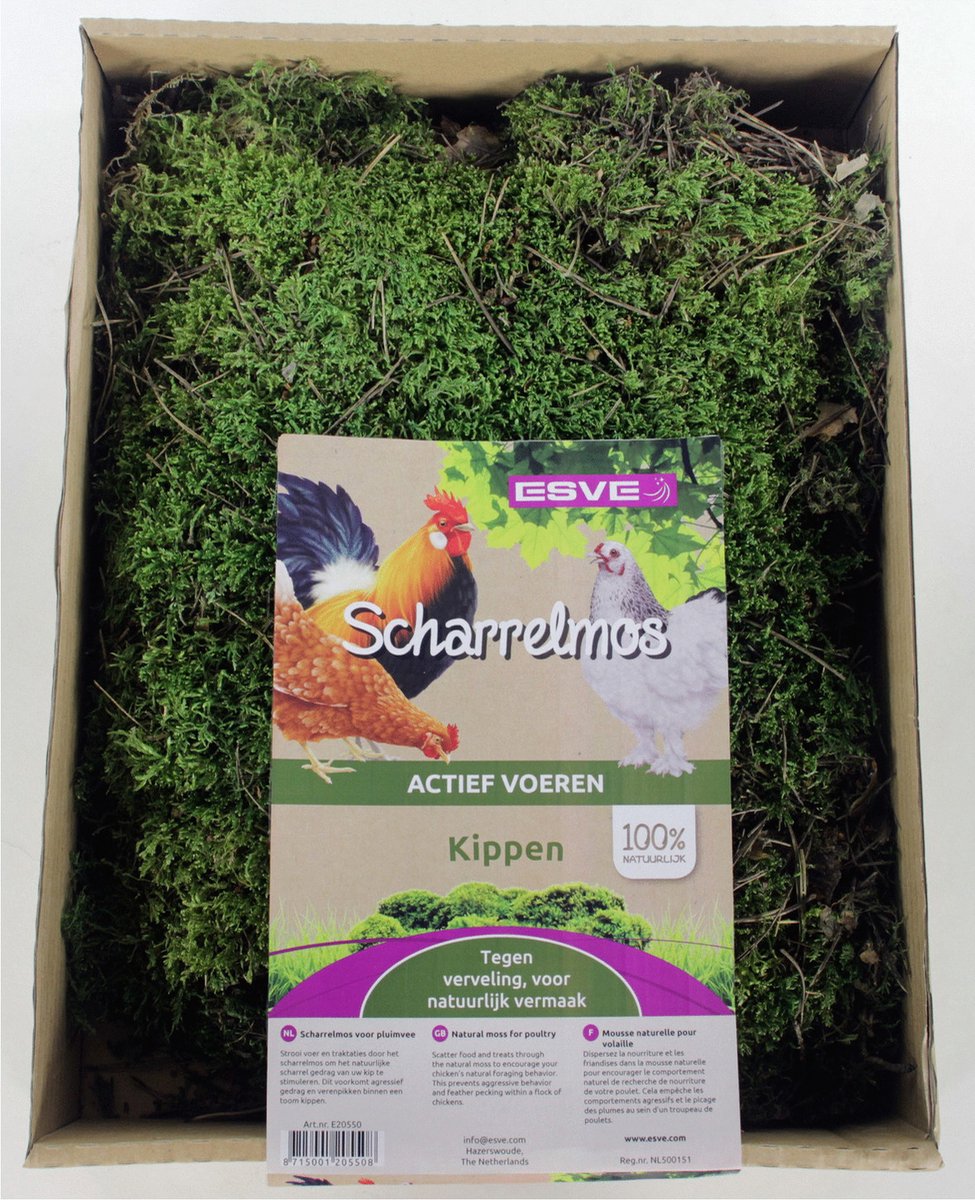 Esve Scharrelmos Voor Pluimvee - Broedartikelen - 430 g