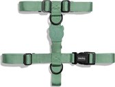 Zee.Dog H-Harnas Army-Green Mosgroen - Hondentuig - 40-67x62-107x2.5 cm