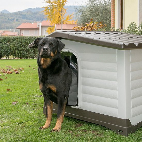 Ferplast Dogvilla 70 Hondenhok - Grijs - 73 x 59 x 53 cm