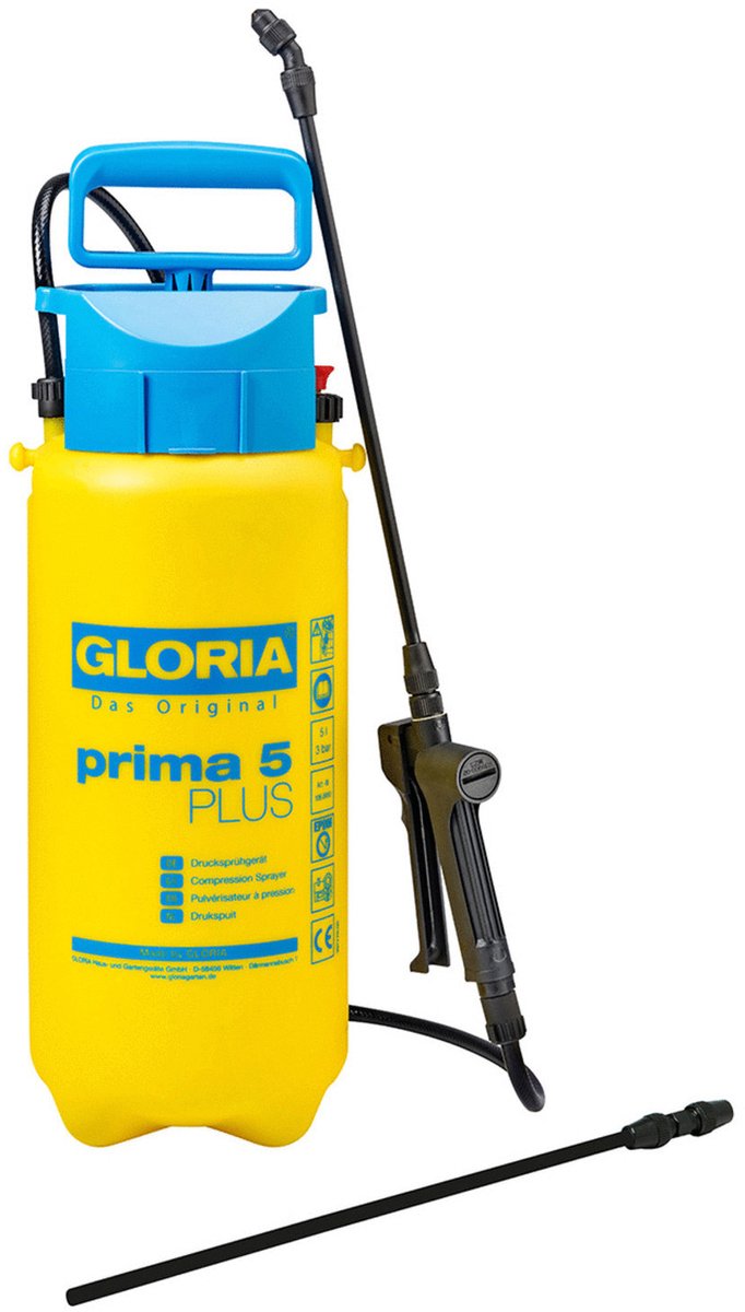 Bol.com Gloria Drukspuit Prima 5 PLUS - Zuurbestendig - 5 Liter aanbieding