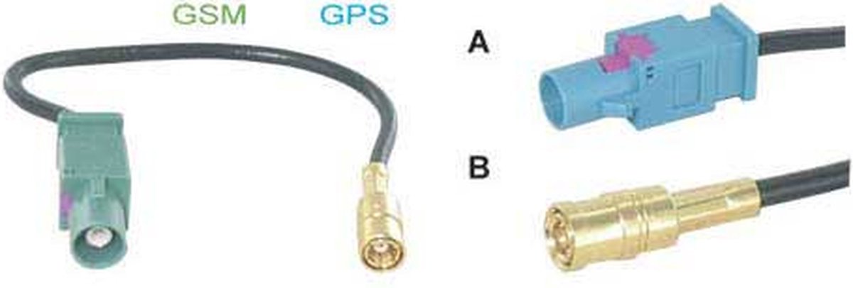 Fakra adapter male --> SMB female