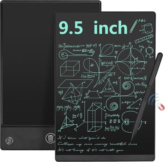 Equivera Digital Notepad - Tablette papier - Tablette d'écriture - Écriture numérique - Tablette de notes - Bloc-notes numérique - Tablette graphique