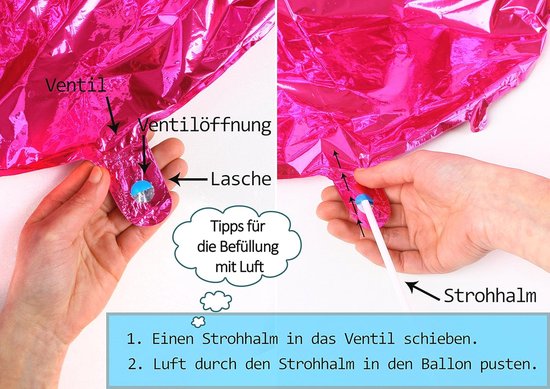 HELESIN Elektrische ballonpomp, elektrische luchtballonpomp, draagbare