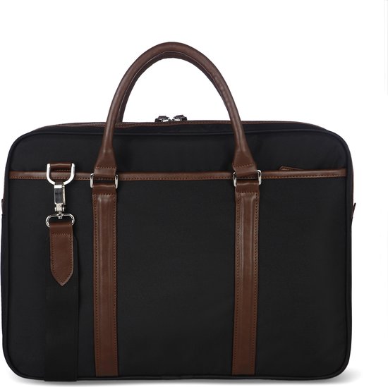 Foto: Phoenix laptop bag professional briefcase black brown 8l