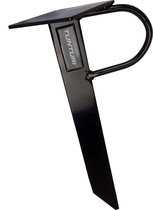 Ancrage au sol pour corde ondulatoire Functional Training battle rope noir