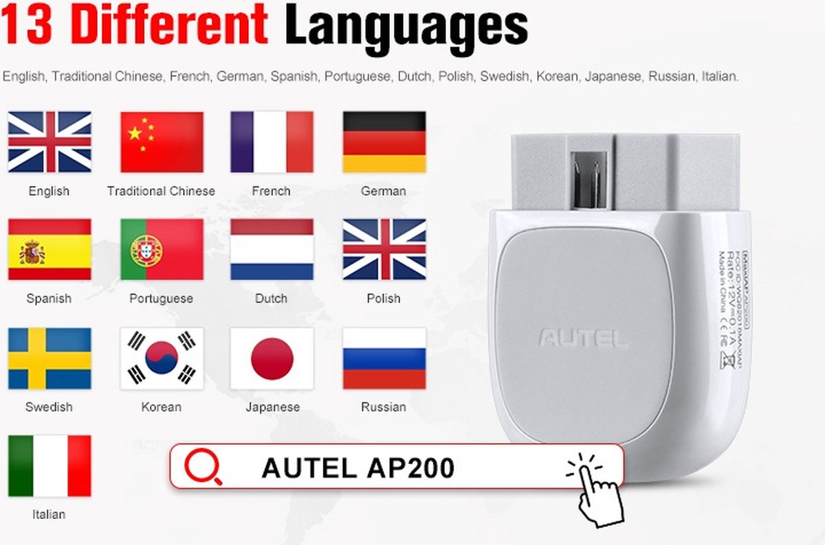 Autel MaxiAP AP200 - Diagnotische tool - Android/iOS - OBDII-functionaliteit thumbnail 8