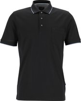 OLYMP - Polo Zwart - Modern-fit - Heren Poloshirt Maat XL