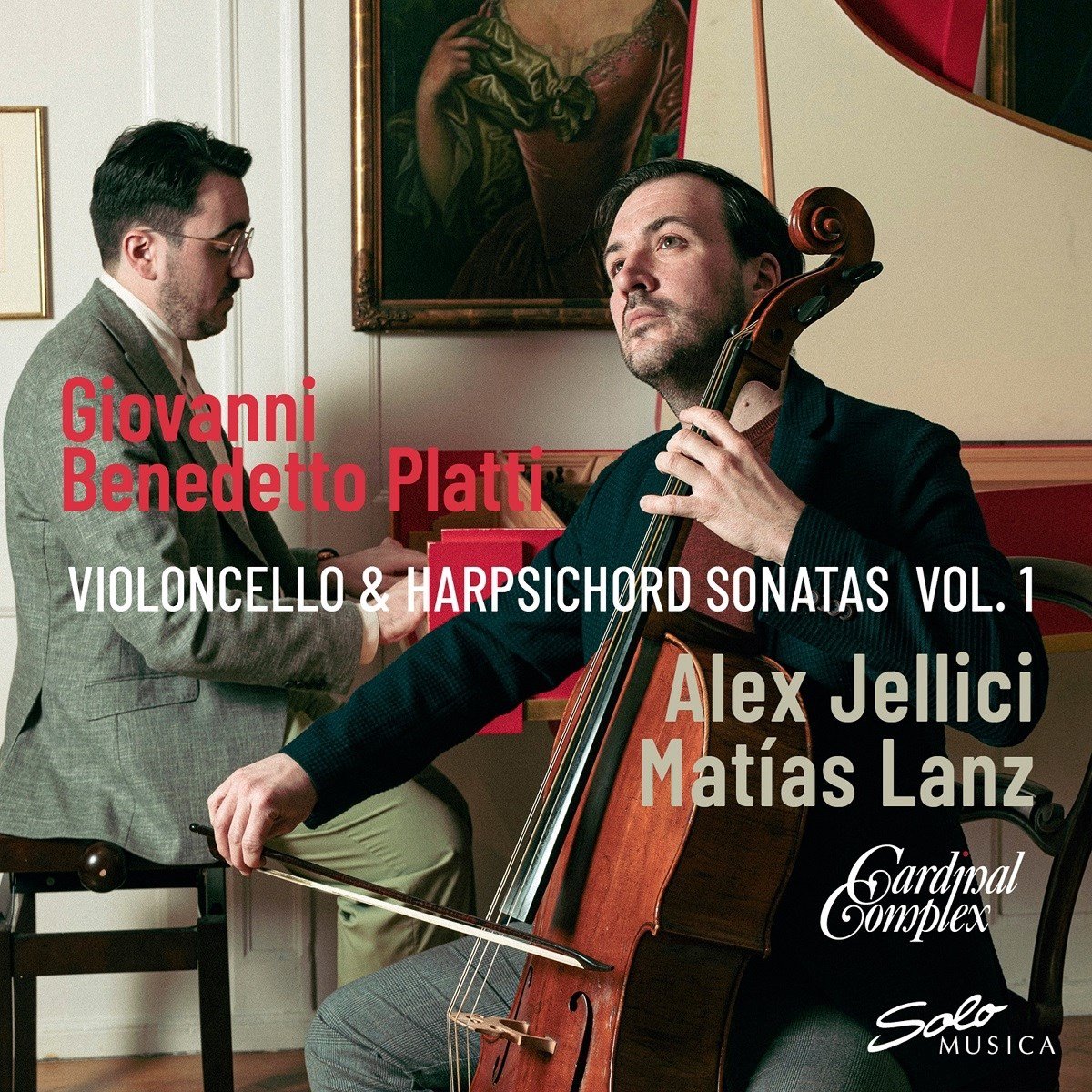 Alex Jellici & Matias Lanz - Platti: Violoncello & Harpsichord Sonatas Vol. 1 (CD)