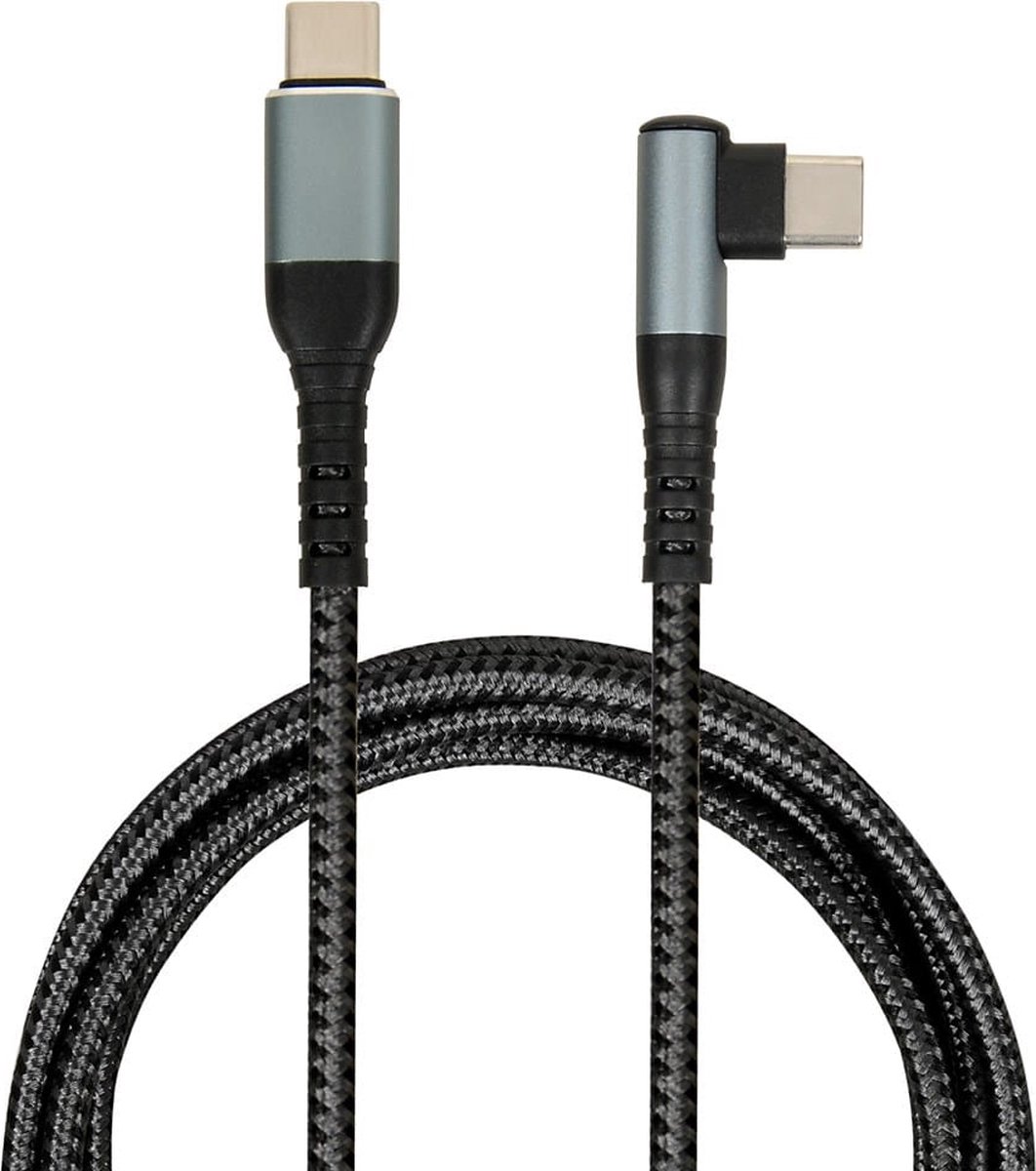 iBox IKUTC100 USB-kabel USB 2.0 2 m USB C Zwart