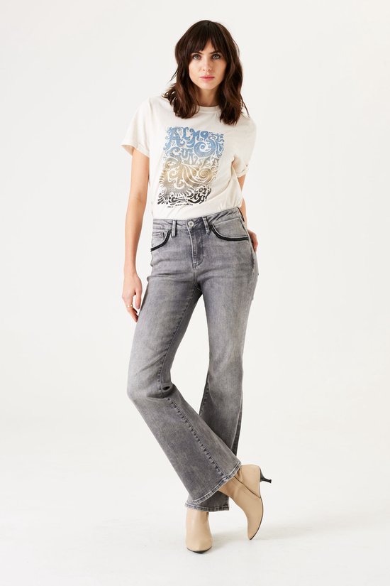 Jeans slim femme GARCIA U40116, gris, taille 32