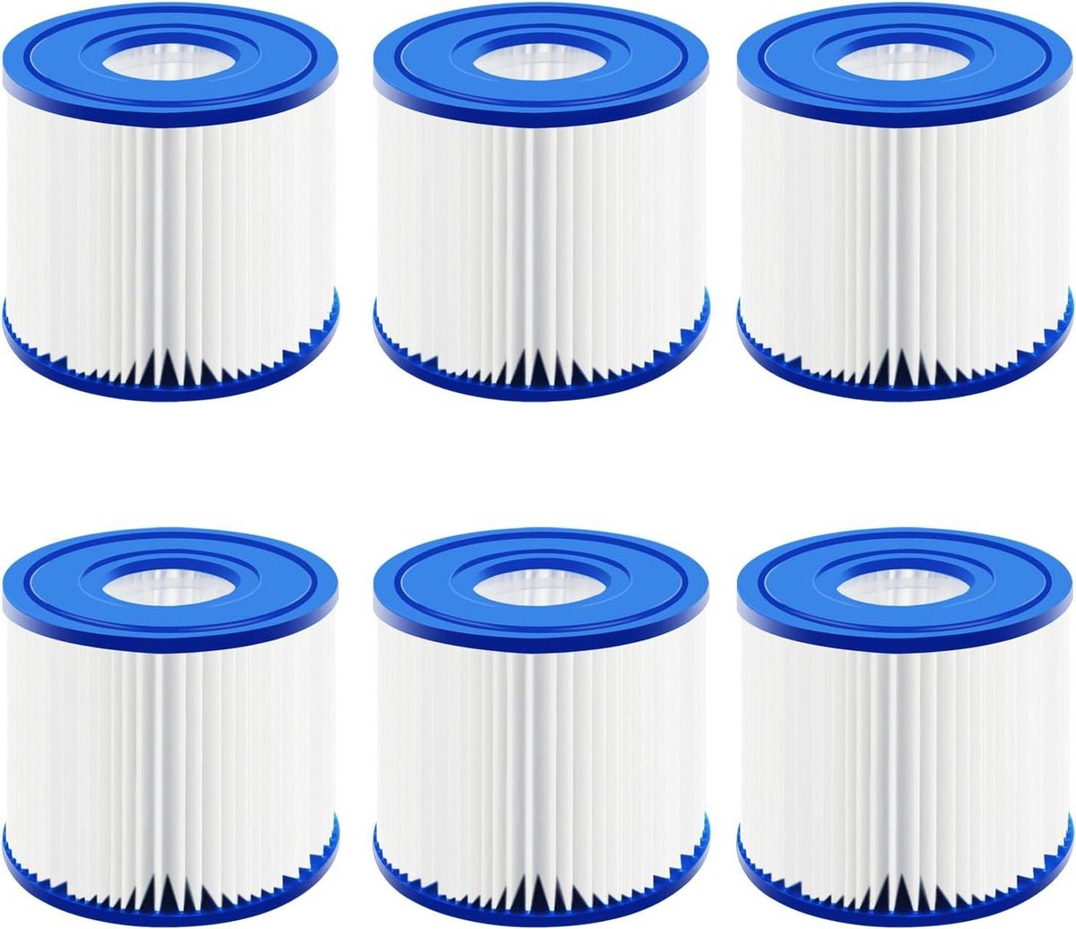 6 stuks zomer pool filterpatronen cartridges papier type D & VII filter cartridge voor B-Way Miami Vegas Monaco Lay-Z-Spa zwembadreiniging vervangende filterpatronen
