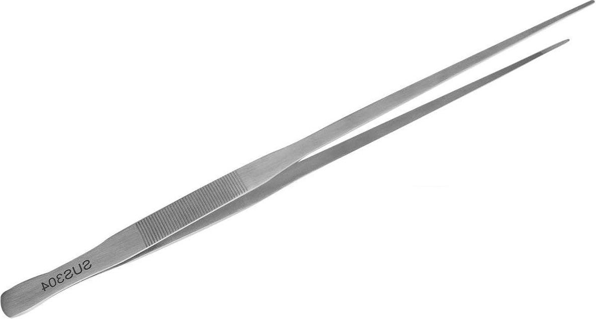 Goedkoopste Roestvrijstalen rechte tangen - geweldig gereedschap voor thuis, keuken, Aquarium, Bonsai, tuinieren - 18.9inch Straight Tweezer Splinter