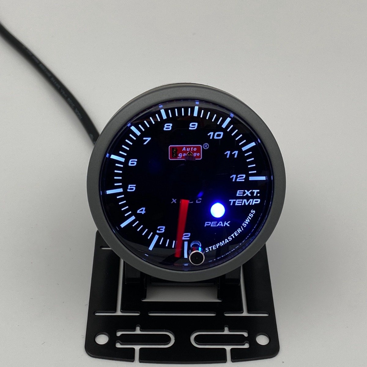 EGT Uitlaat temperatuur meter Wit / Rood 52 mm PK series