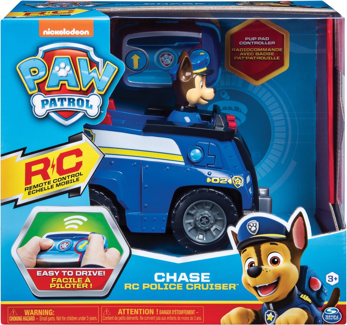 PAW Patrol - Chase - Politieauto - 2,4 GHz - RC - Speelgoedvoertuig — afbeelding 10