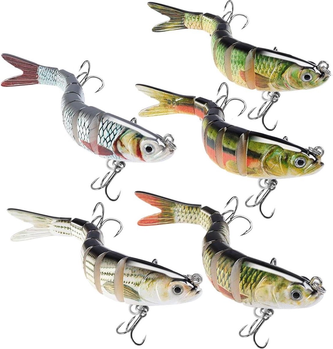 168-Piece Rubber Fishing Lure Set with Hooks, Worms, Frogs, Pike, Cheese, Trout Baits - Fishing Accessories