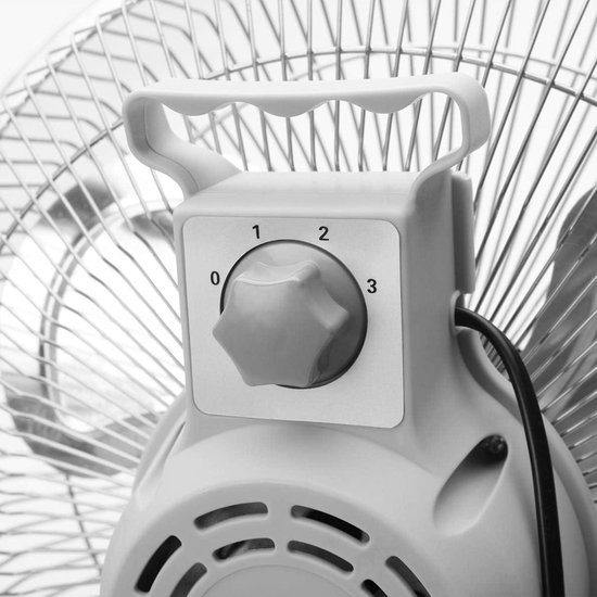 Orbegozo PW 1321 Power Fan Industriële ventilator, 3 snelheden, verstelbare kantelbeveiliging, draaggreep, 20 cm vleugel, 45 W, 30,5 x 29 x 14 cm