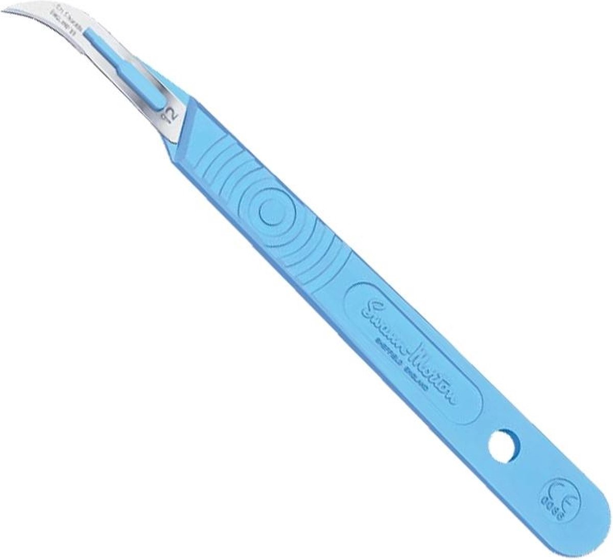 Goedkoopste Swann Morton mesjes steriel met handvat Nummer 25 Swann Morton - Lichtgroen / RVS - Kunststof handvat met RVS mesje - Disposable scalpels - Scalpelmesje inclusief handvat