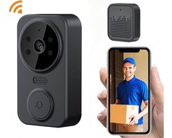 Nexly Video Deurbel – 1080p Wifi Deurbel met Camera- Draadloze Connectiviteit – Inclusief Gong – Eenvoudige Installatie – Slimme Beveiliging
