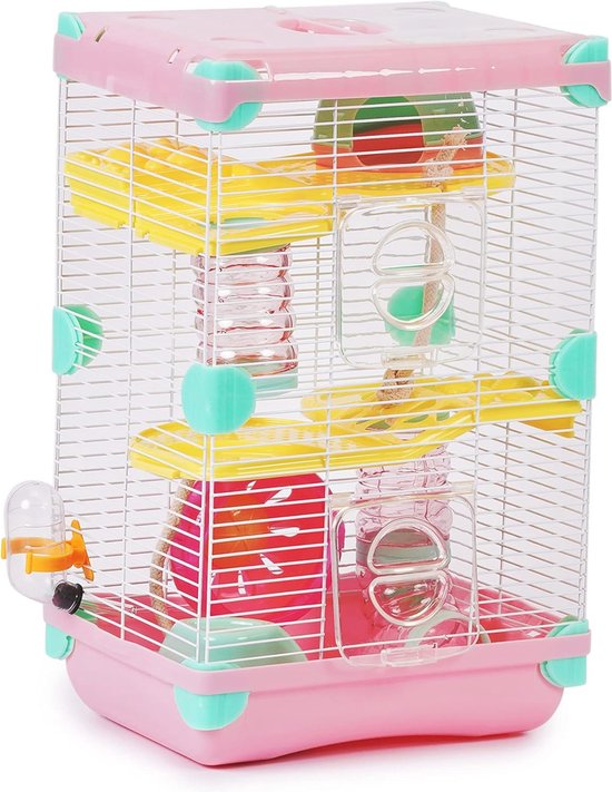 Prolee Hamsterkäfig aus Holz, extra groß, für Mäuse und Ratten