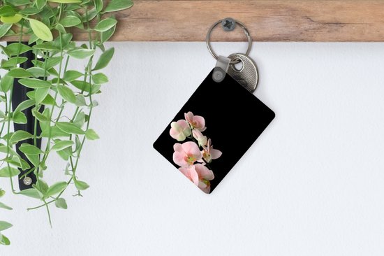 Porte-clés - Orchidée - Fleurs - Rose - Nature morte - Flora - Cadeaux - Plastique