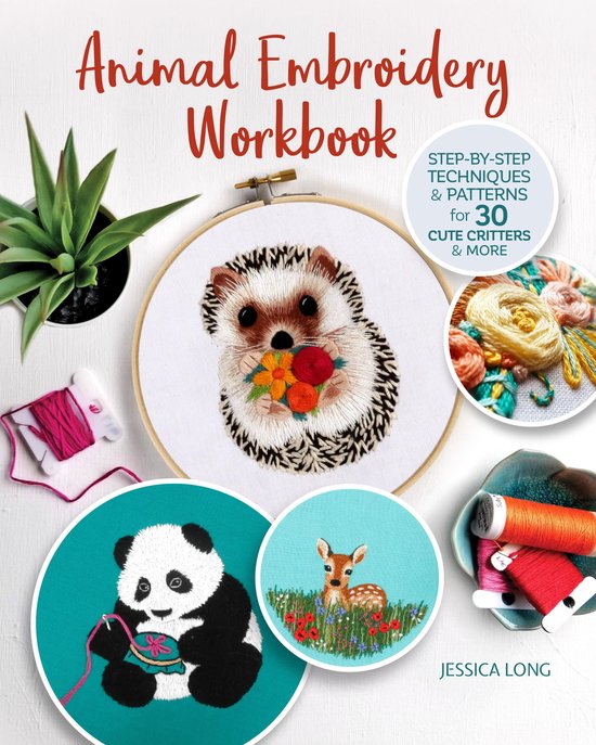 Animal Embroidery Workbook - cover