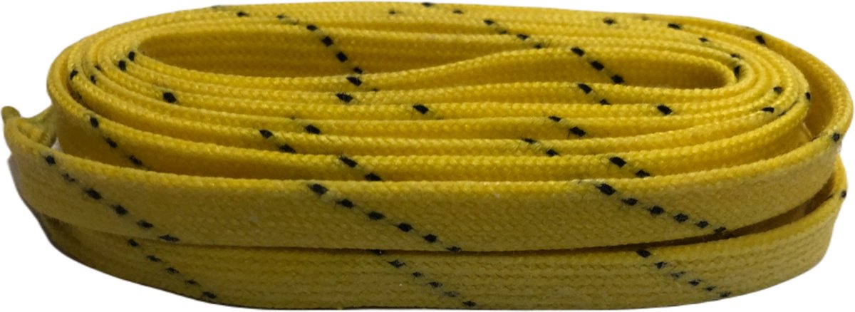 Nice Wax Veter voor noren 160 cm (Diverse Kleuren) (Kleur - Fluo Geel, Maat - 160cm)
