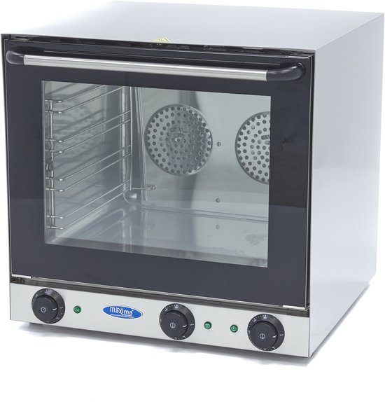 Foto: Maxima heteluchtoven grillen 4 bakplaten ingebouwde timer tot 300 c