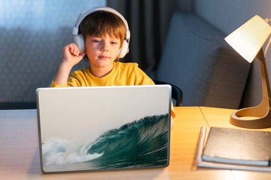 Sticker pour ordinateur portable - 11,6 pouces - Mer - Golf - Mousse