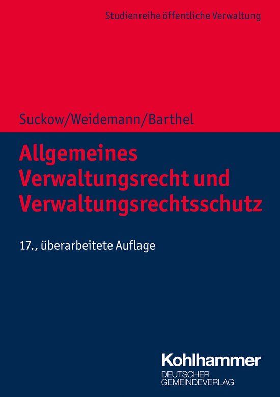 Allgemeines Verwaltungsrecht und Verwaltungsrechtsschutz - cover