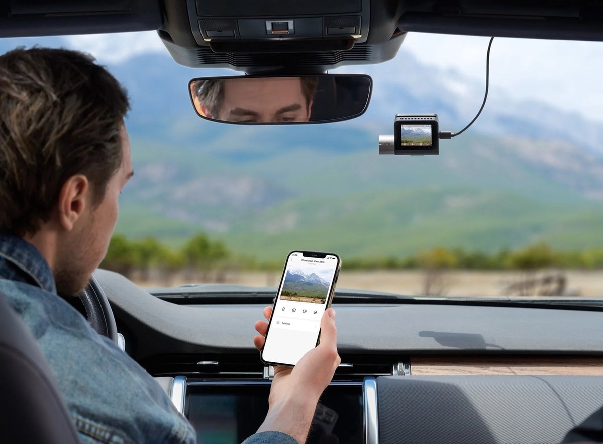 70mai Dash Cam A510 Set - Dashcam voor en achter - 3K HDR opname met Sony STARVIS 2 sensor - GPS en ADAS rijassistentie - Parkeerstand beveiliging - WiFi app bediening - G-sensor en nachtzicht voor maximale veiligheid thumbnail 2