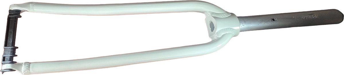 VanMoof Originele Voorvork 28 inch modellen, kleur Cremewit 1 1/8 inch Vorkbuis Doorsnede