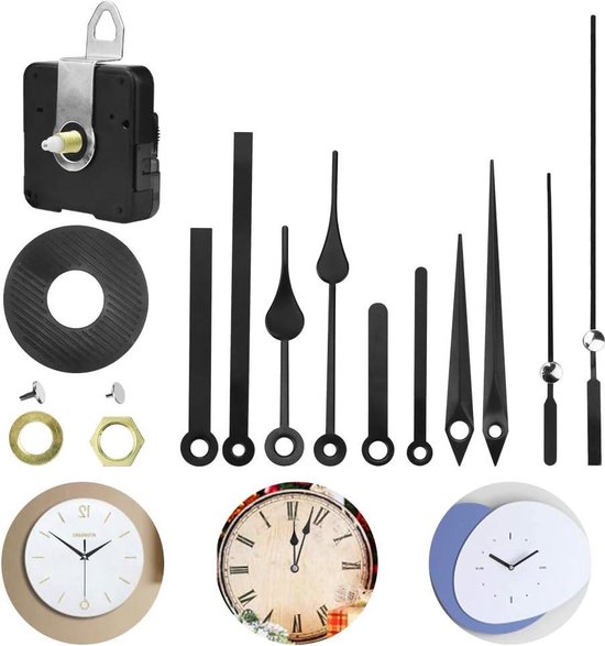 Stille grote wandklok mechanisme horloge doe-het-z... - Vicedeal