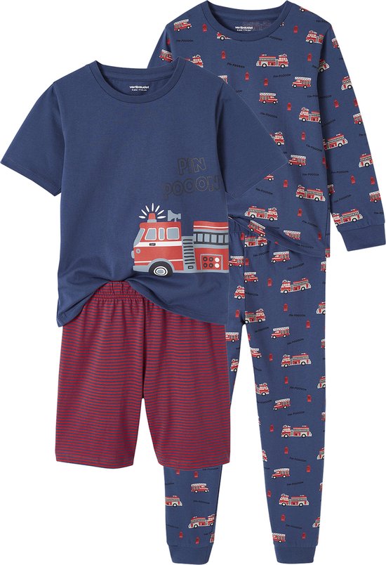 Vertbaudet Lot pyjama + pyjashort garçon pompiers