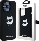 Karl - Lagerfeld - Coque MagSafe en Siliconen Choupette Head pour iPhone - 15 - Pro - Max - noir