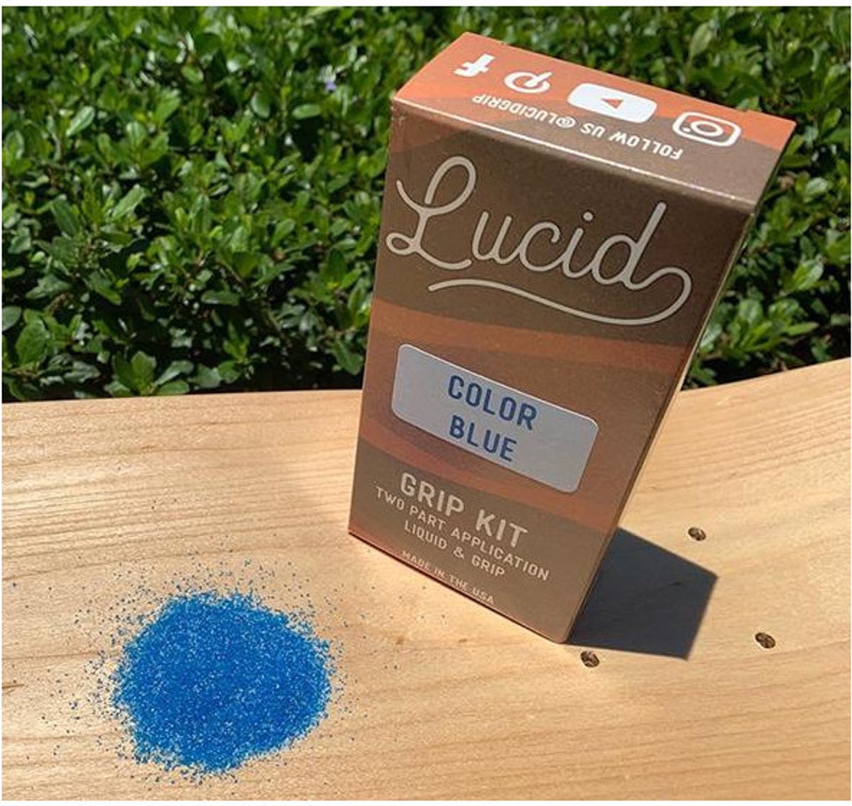 Lucid Grip Clear Spray On Grip Blauw