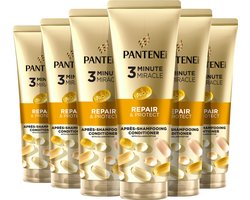 Pantene Pro-V Repair & Protect 3 Minute Miracle Conditioner - voor Droog, Beschadigd haar - Voordeelverpakking 6 x 220ml