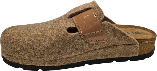 Rohde 6012 17 Dames Pantoffels Open - Beige - 37