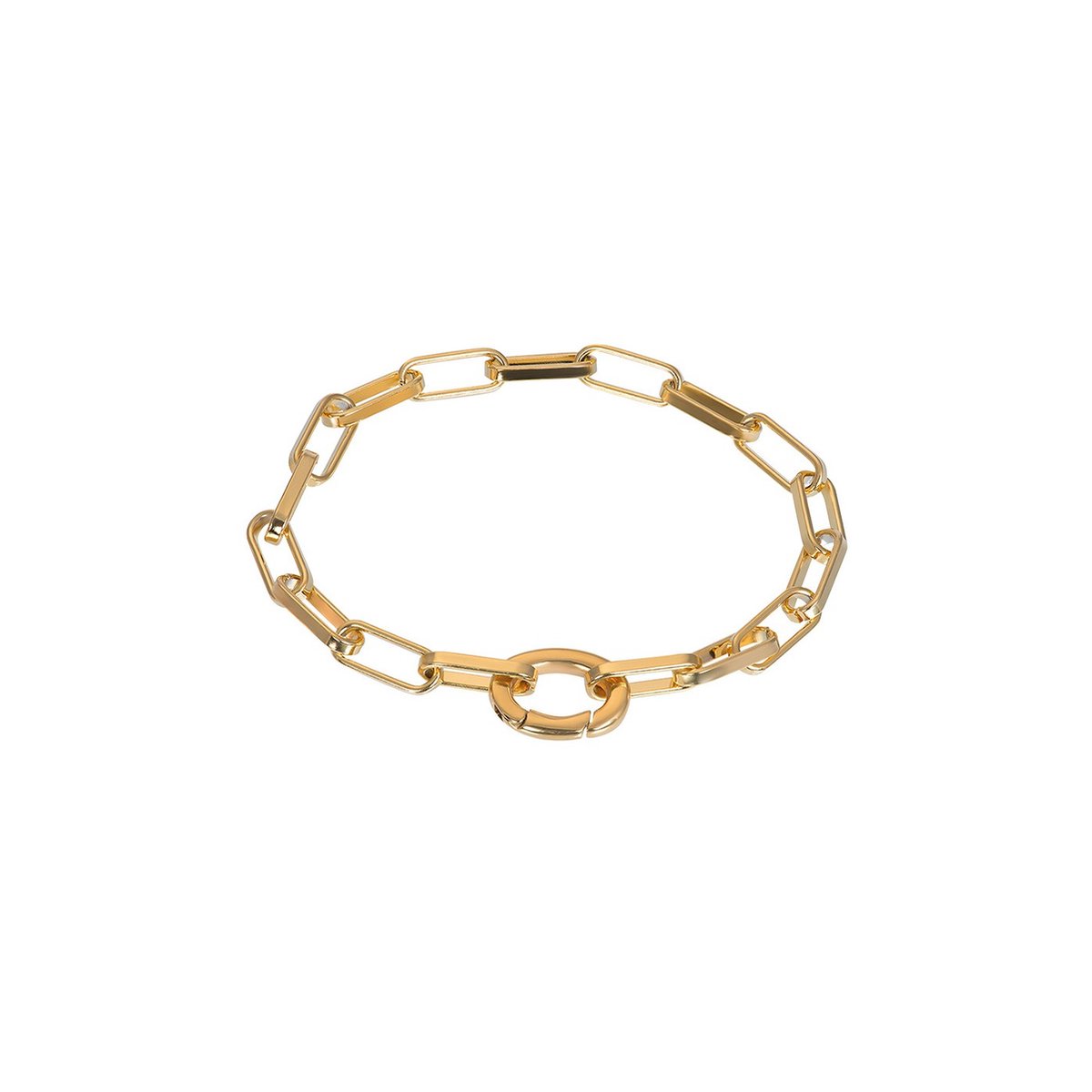 iXXXi Jewelry-Square Chain-Goudkleurig-Dames Armband