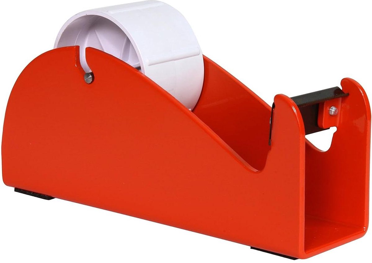 Handmatige tafeldispenser 1-zijdig plakband - maximale breedte 50 mm - metaal
