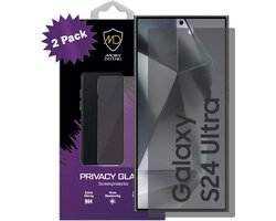 2-Pack MobyDefend Screenprotectors - Geschikt voor Samsung Galaxy S24 Ultra - HD Privacy Glass Screensavers