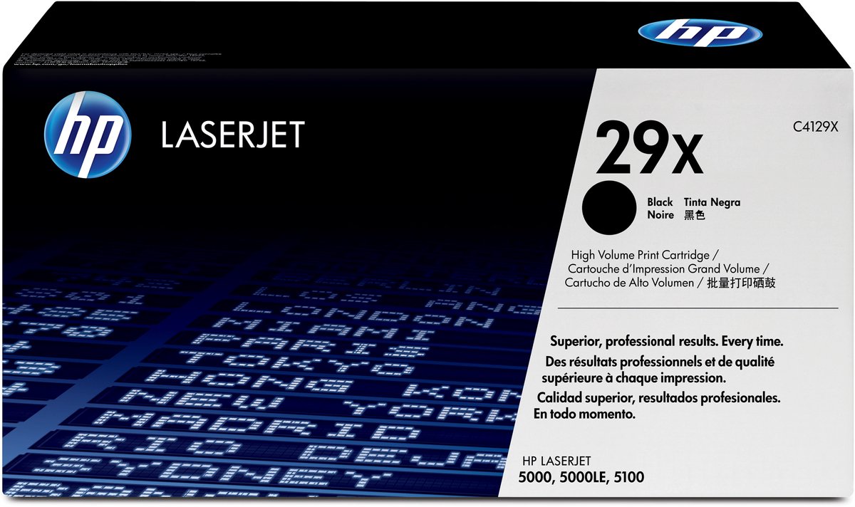 HP 29X - Tonercartridge / Zwart