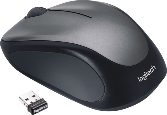 Logitech M235 - Draadloze Muis - Grijs