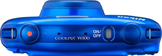 Nikon COOLPIX W100 青 Nikon Coolpix W100 - Compact Camera - Blauw | bol