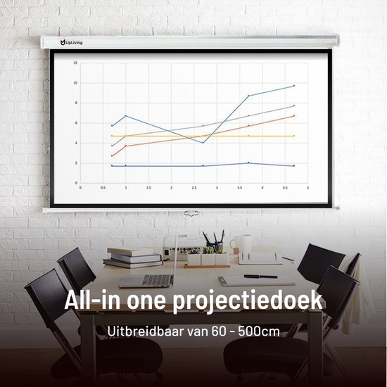 Elektrisch projectorscherm, 254 cm (100 inch), 16