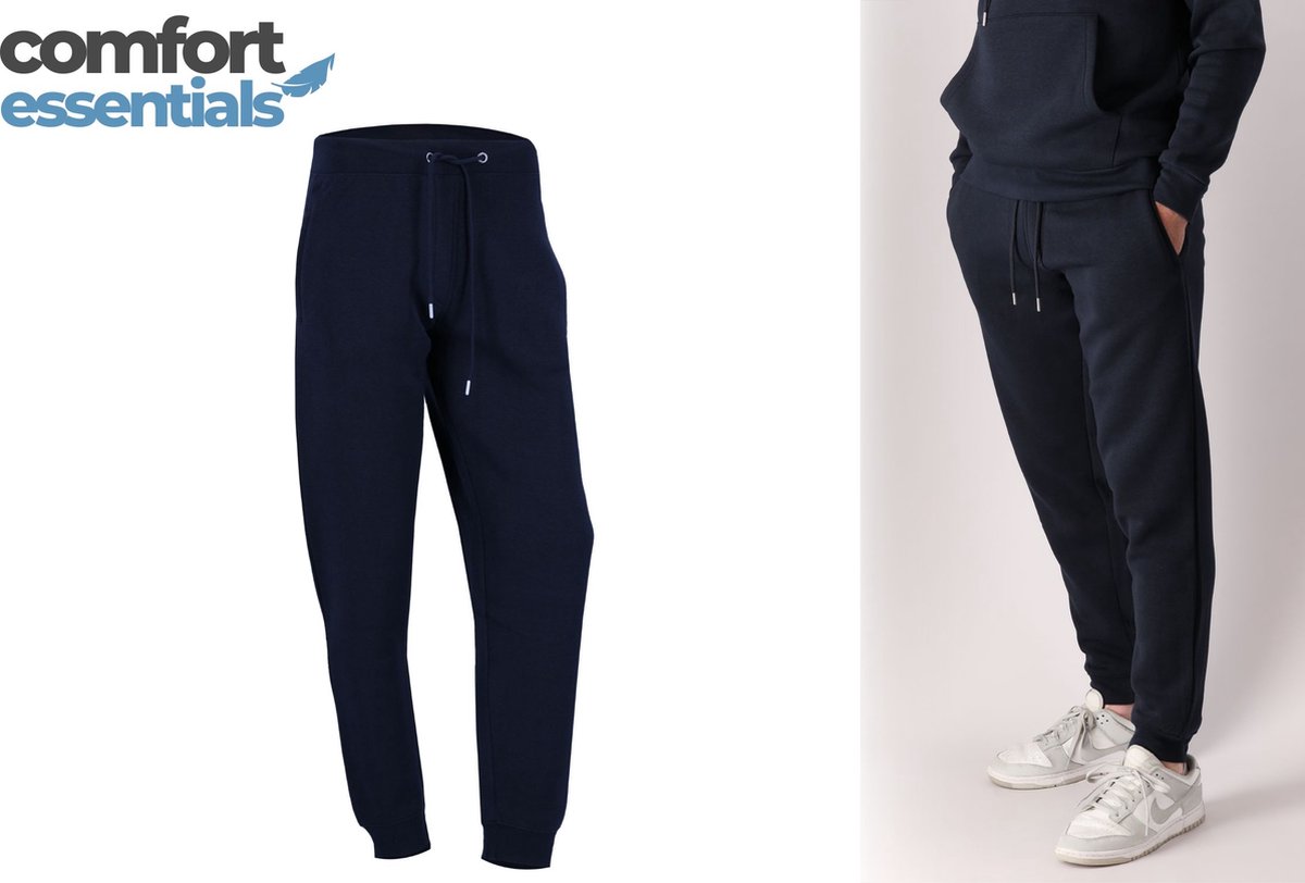 Comfort Essentials Joggingbroek Heren - Navy - XL - Trainingsbroek Heren - Sweatpants - Traingspak Heren