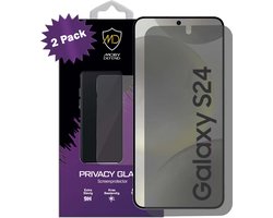 2-Pack MobyDefend Screenprotectors - Geschikt voor Samsung Galaxy S24 - HD Privacy Glass Screensavers